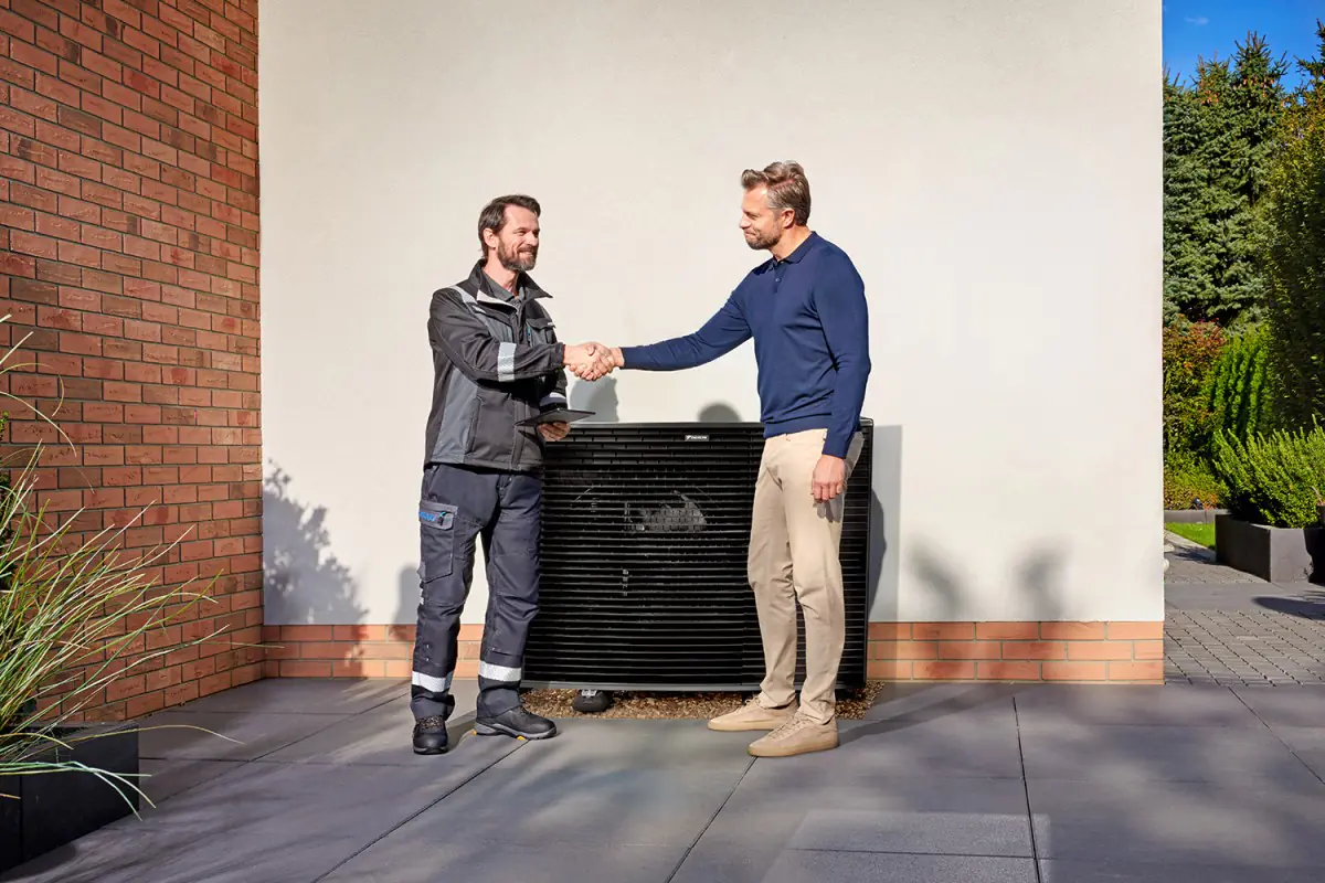 gross muggensturm waermepumpe daikin altherma installation